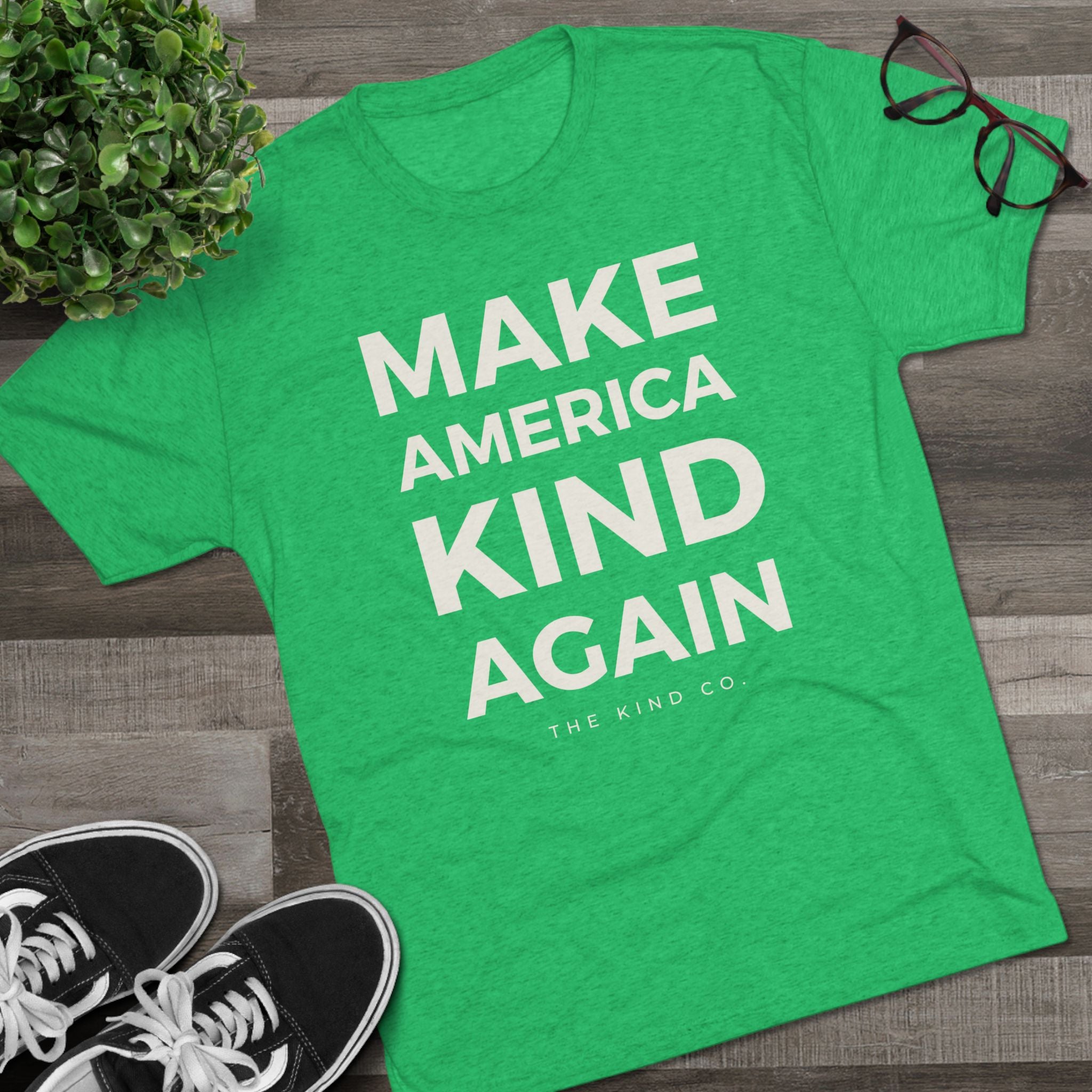 Make America Kind Again - Stacked Tee